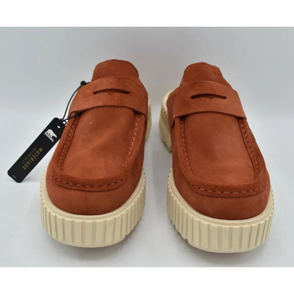 Sorel Womens Size 8.5 ONA AVE Sanguine Red Waterproof Slip On Clogs Mules Shoes - Picture 3 of 11